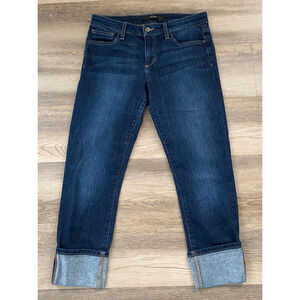 Joe’s Women’s Maven Selvedge Crop Cuffed Jeans Size 29 Stretch Comfort Designer